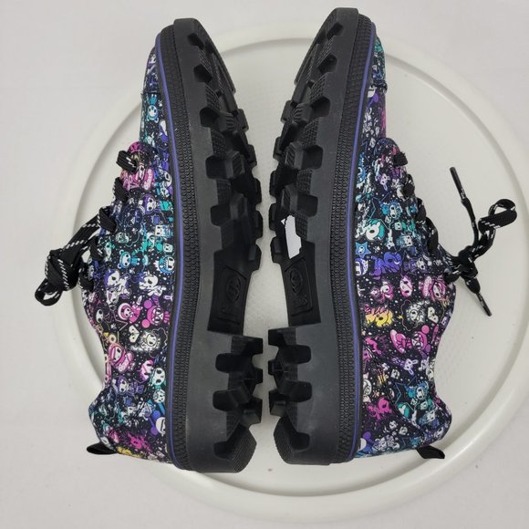SKECHERS TOKIDOKI Womens 7.5 Shoes Roadies TOKIROADIE Black Multi Sneakers Cute - Picture 7 of 11